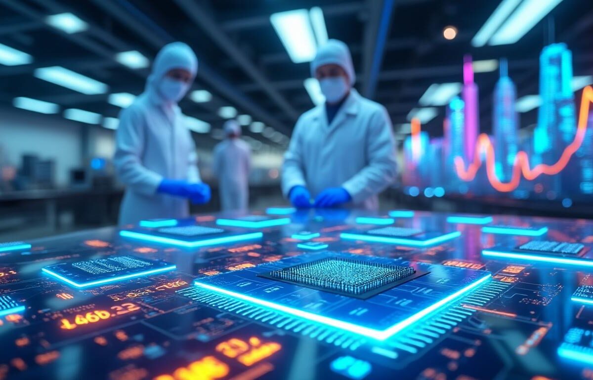 découvrez comment l'innovation dans les semi-conducteurs stimule la croissance et la capitalisation boursière des géants technologiques mondiaux.